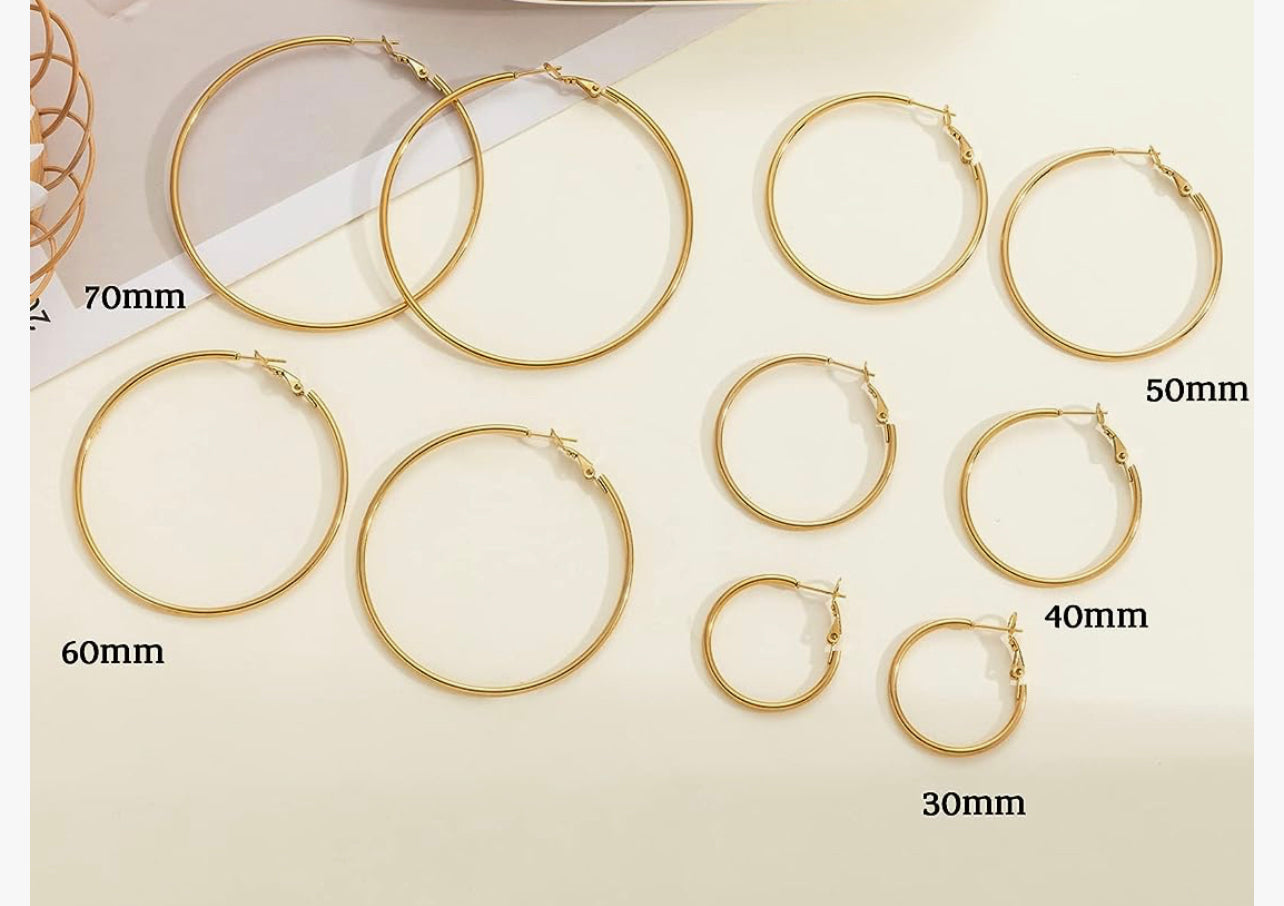 Earrings ( zanno garanti )70mm